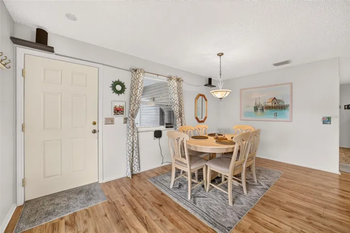 Looking back to front door