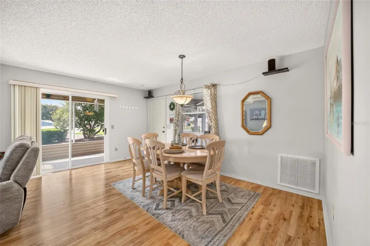 Dining area with plenty of light
