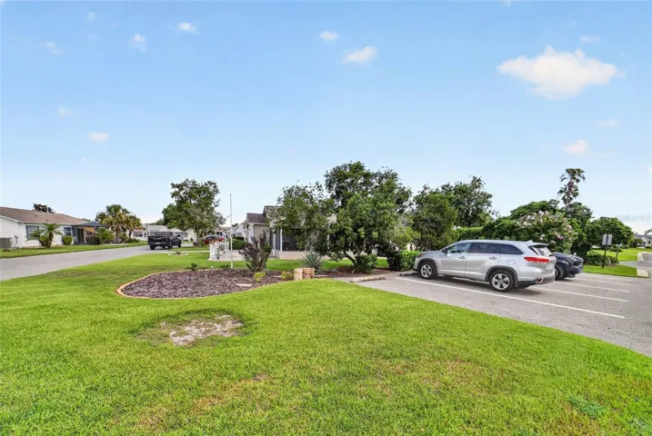 Parking off side yard