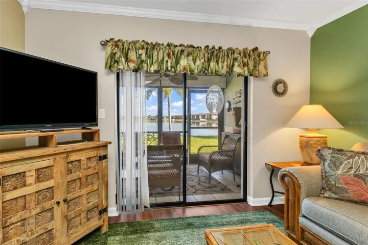 view to lanai