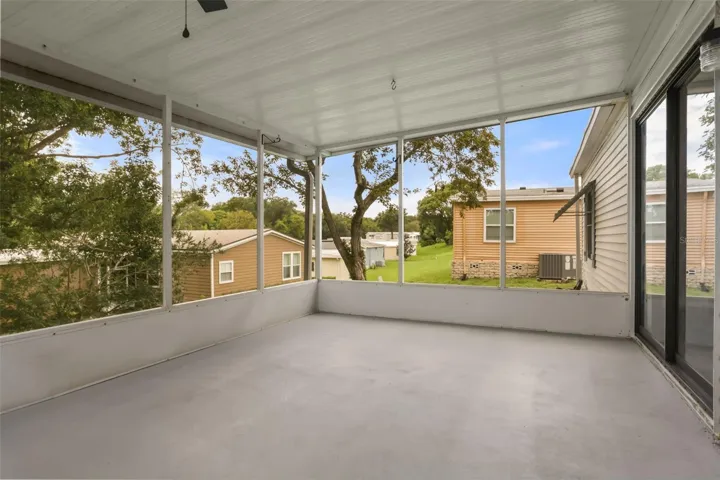 22x 11.5 Elevated Concrete Screened Porch