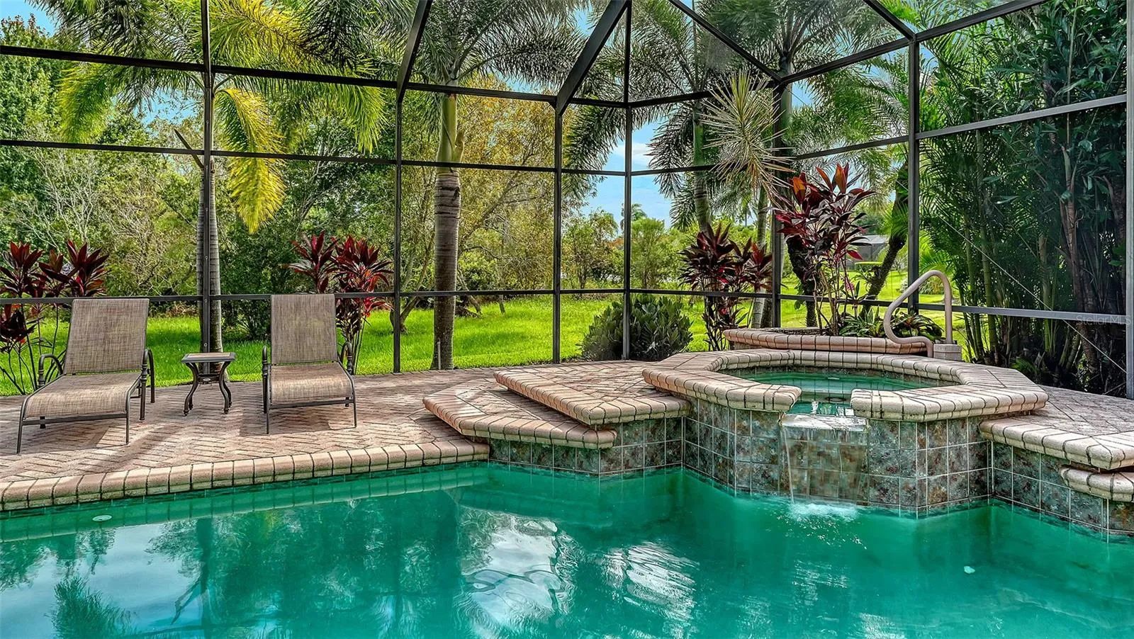 Pool equipment and heater is newer approximately 3 years old