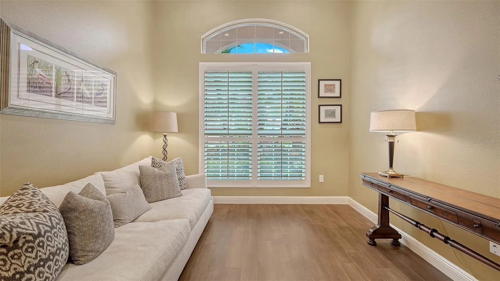 Executive office located on the Master suite side of the house