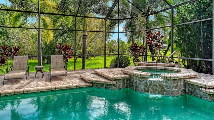 Pool equipment and heater is newer approximately 3 years old