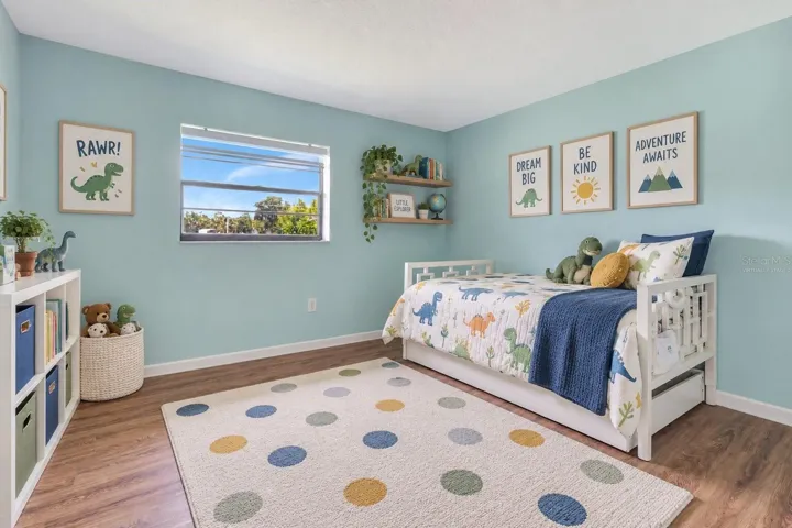 Virtually Staged Bedroom 3 as Kid's Room