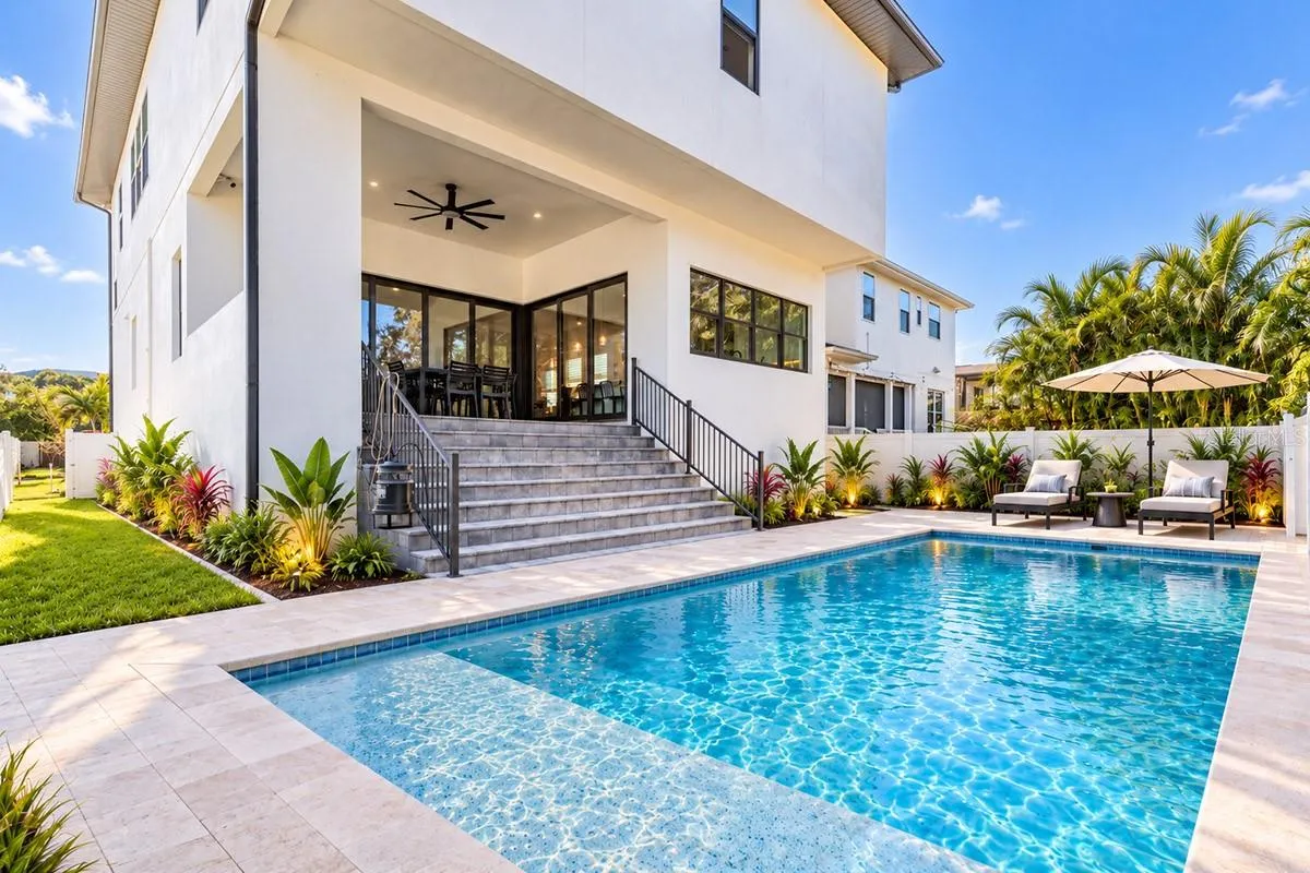 Backyard gives flexible options to new owner.