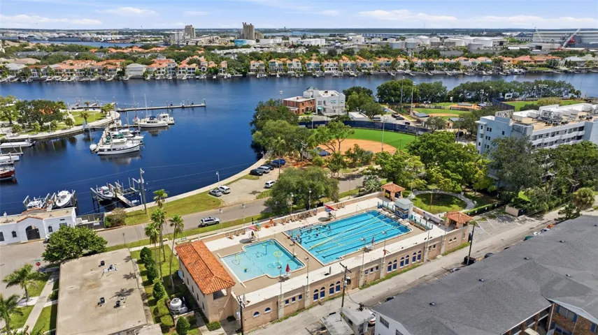Roy Jenkins aquatic center and Marjorie Park Yacht Basin.
