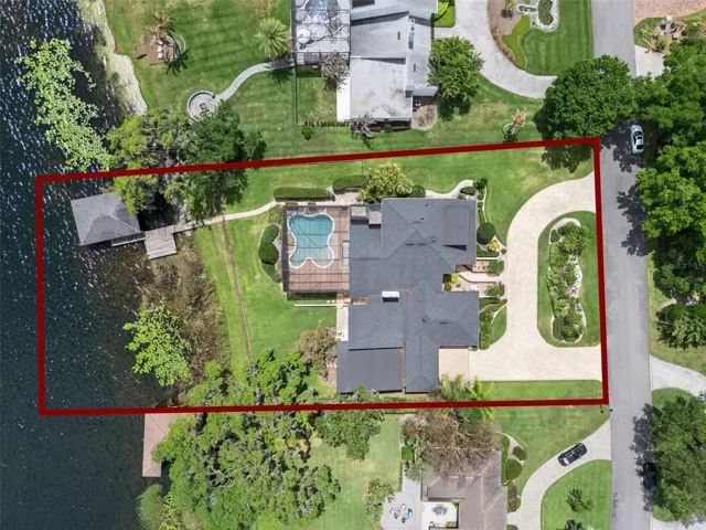 Outdoor features include a screened pool, covered entertaining area, fenced yard.