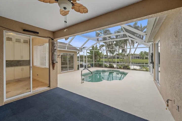 Virtually Staged Pool/Lanai