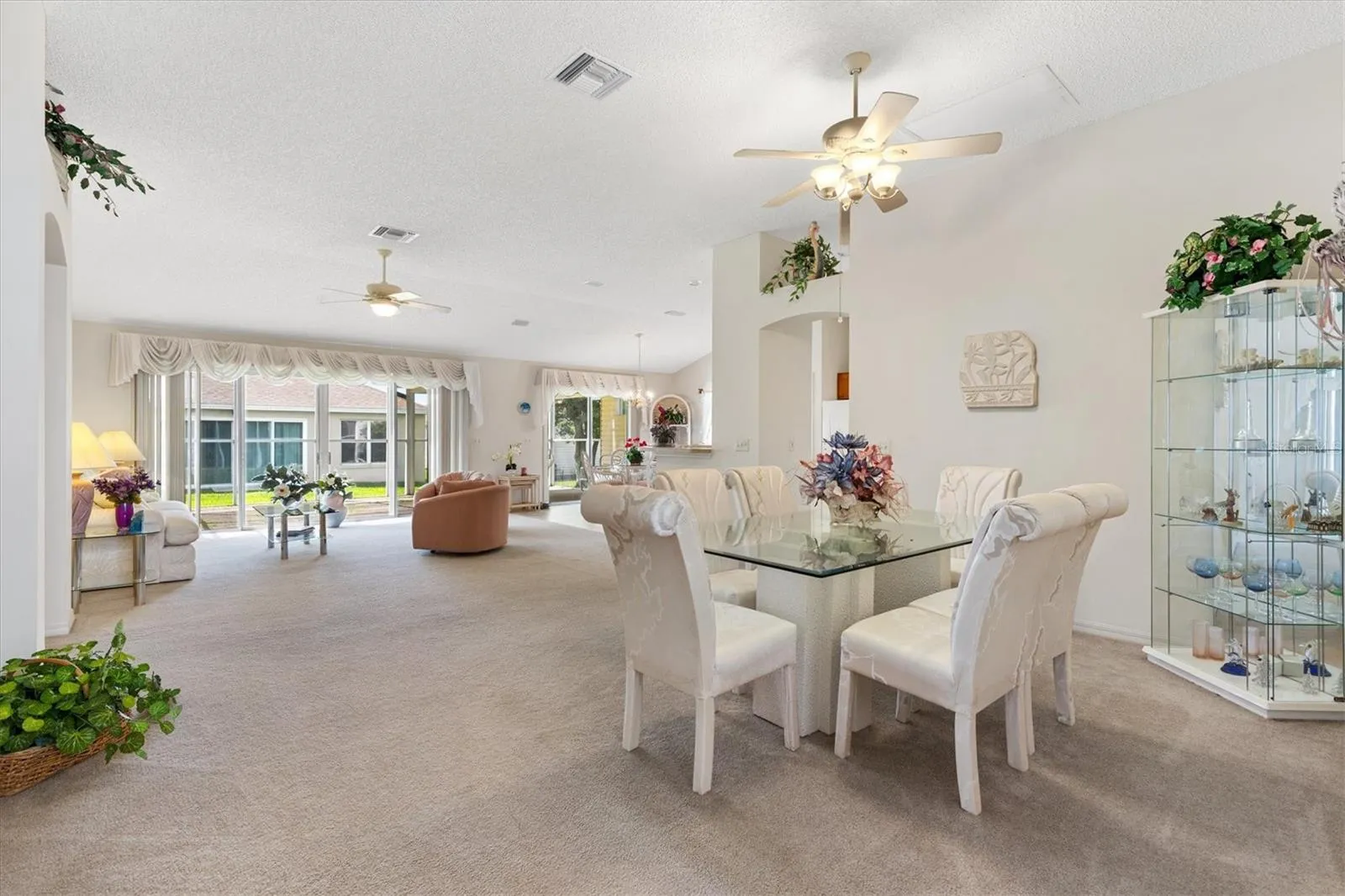 Dining Room  showing Living room