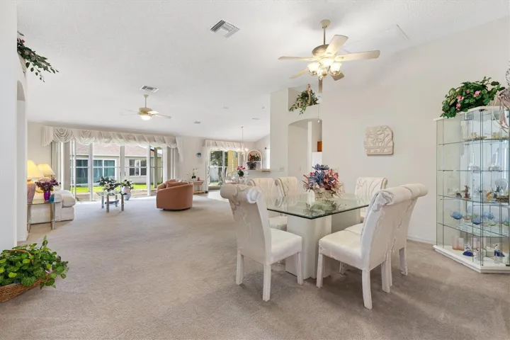 Dining Room  showing Living room