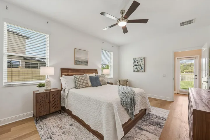 First floor bedroom with en-suite bath and walk-in closet
