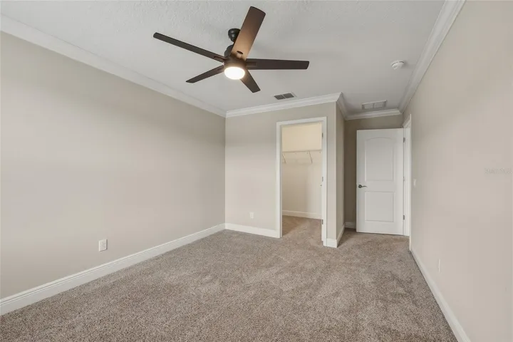 Bedroom 3 with walk-in closet
