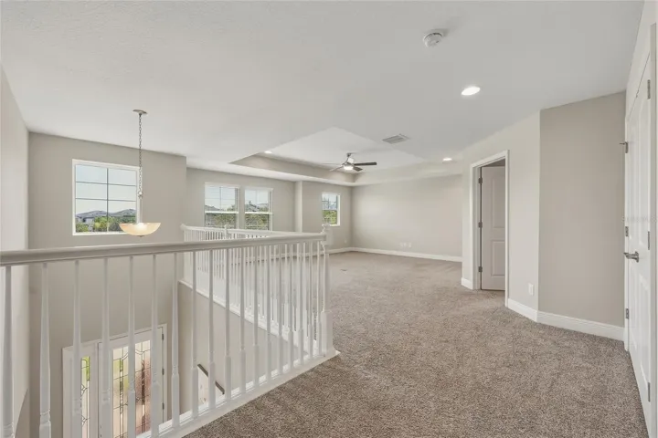Expansive upstairs loft/bonus room-ideal for a media room, game room or additional living area