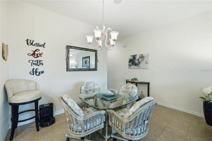 The dining area for those more formal meals.