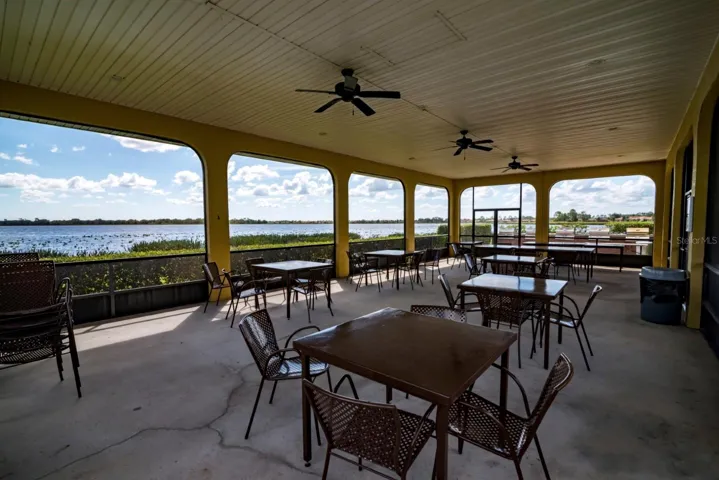 The screened gazebo on the main clubhouse grounds has gas grills available for resident use.