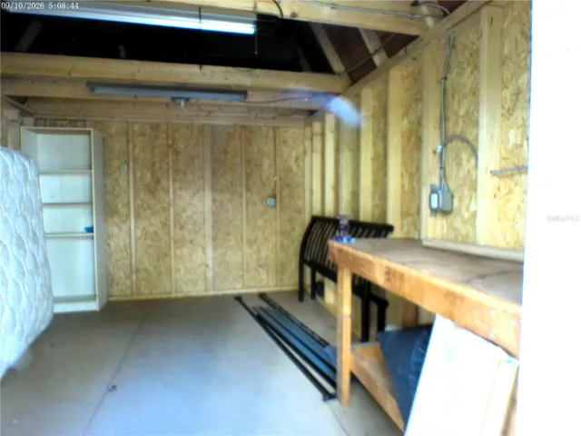 INSIDE SHED