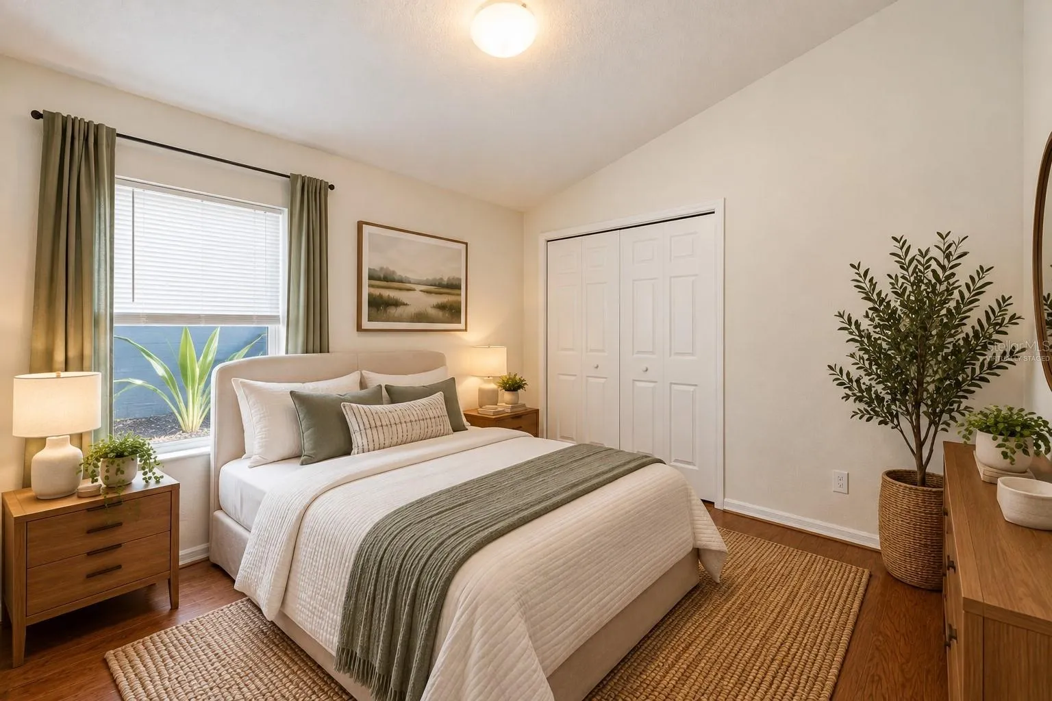 Secondary Bedroom Virtually Staged