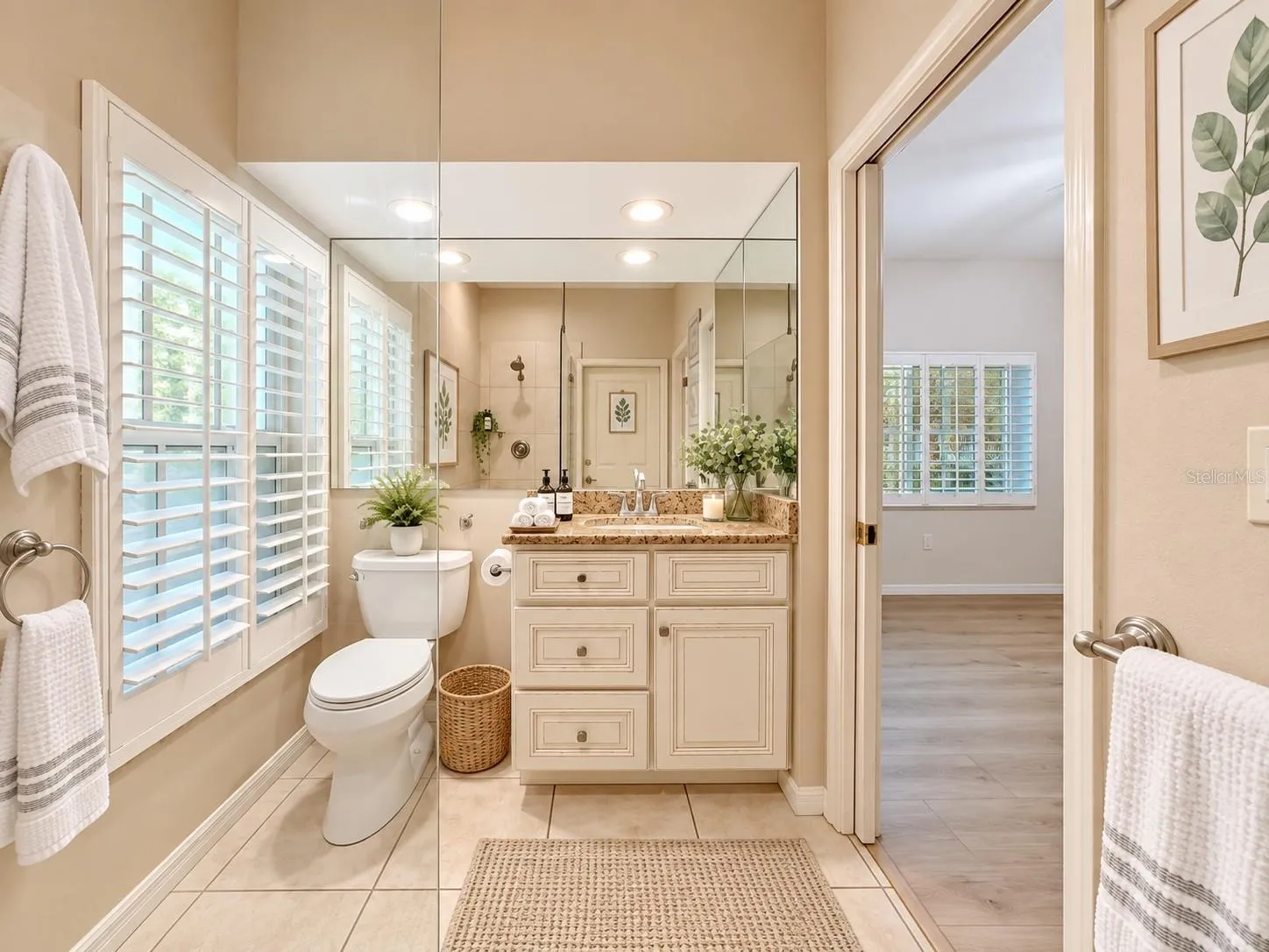 Bathroom # 2nd View adjacent to bedrooms