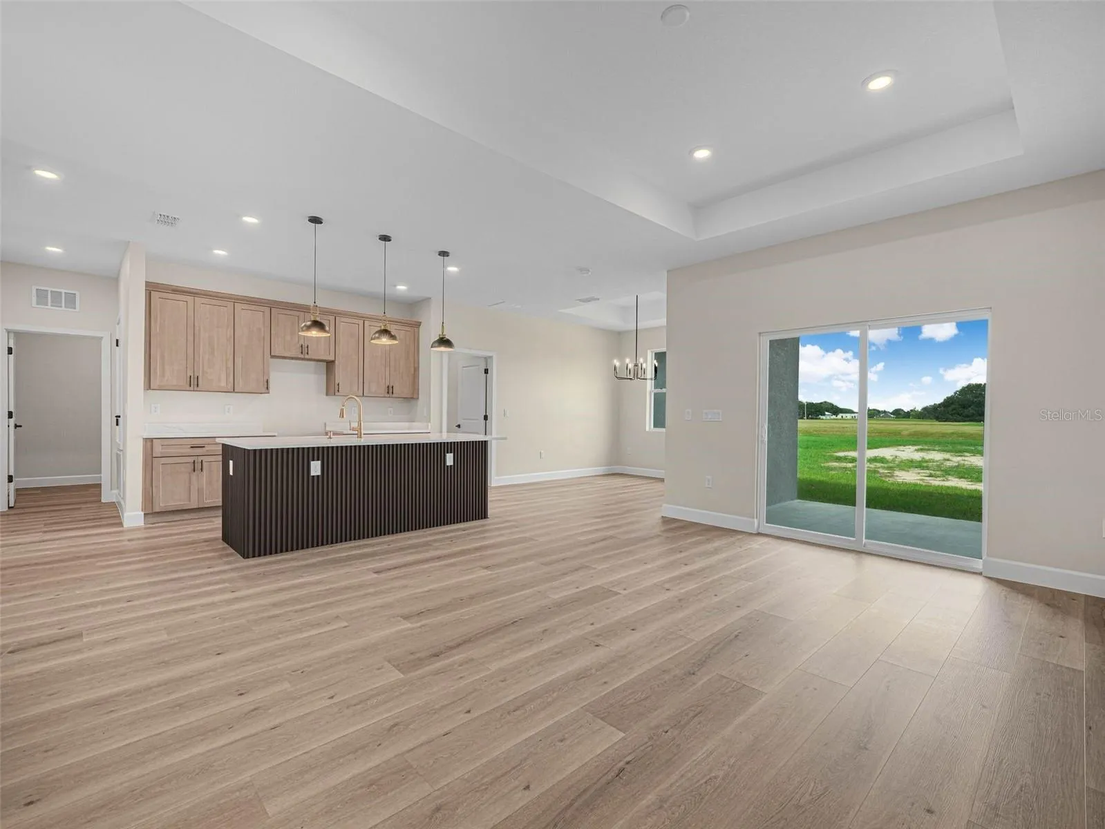 Kitchen, Living and Dining