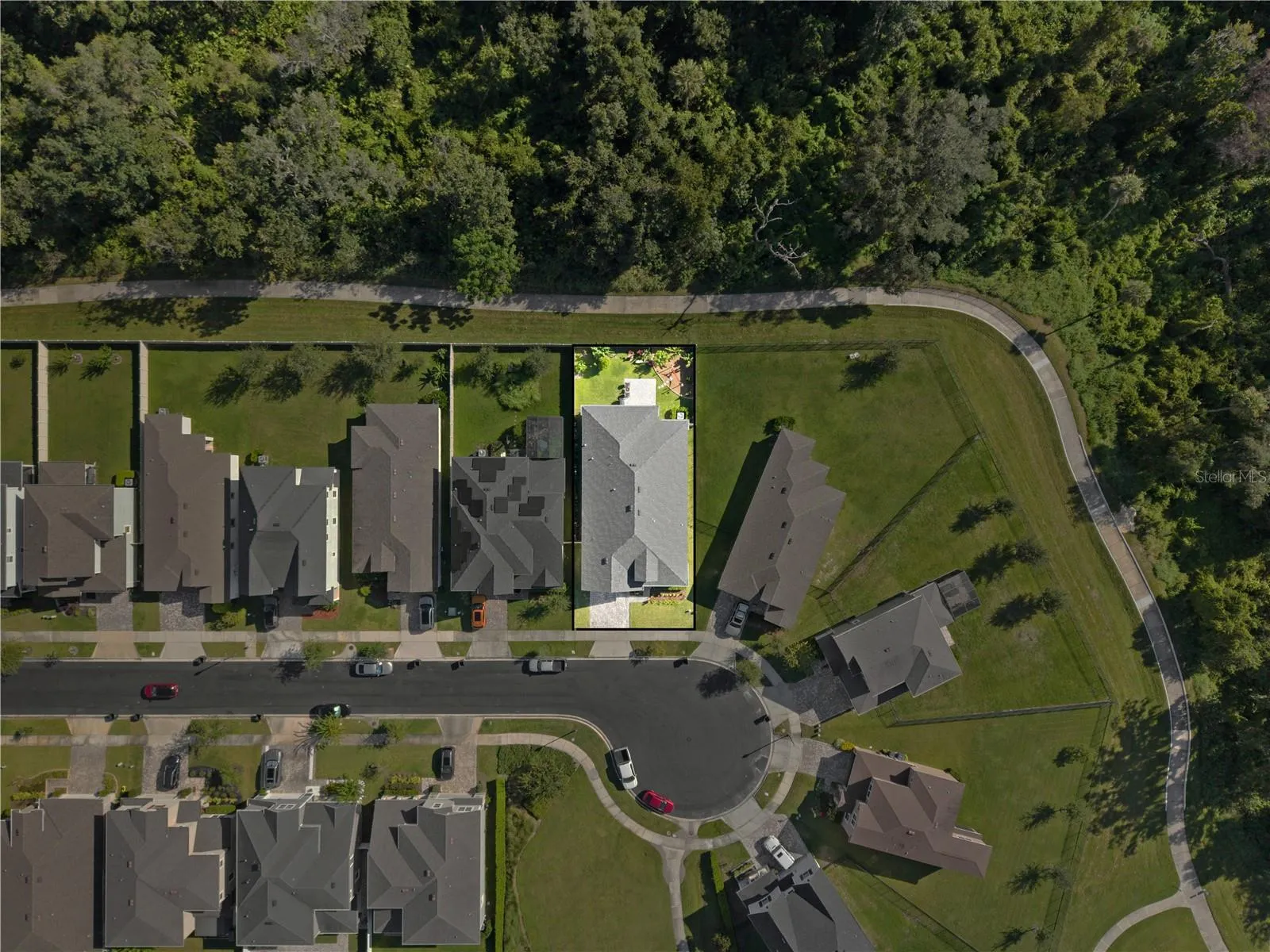 Aerial View of Home/Trail