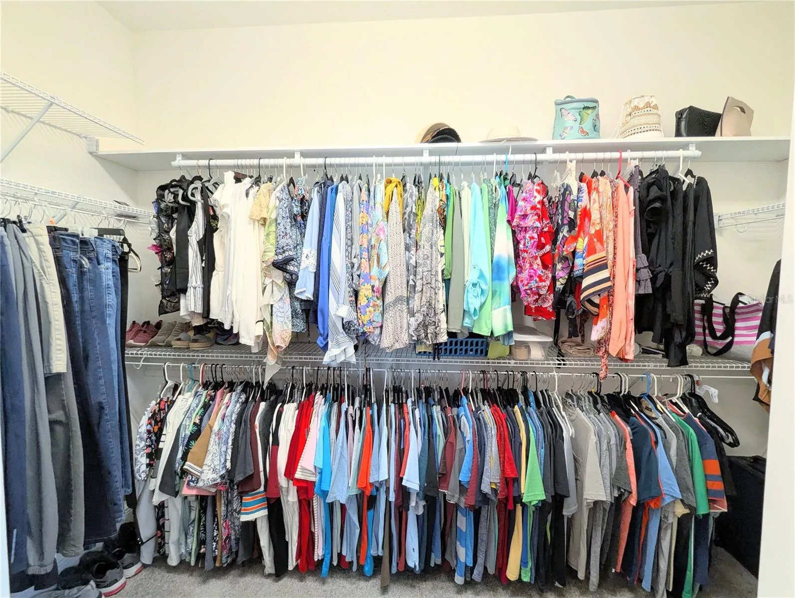 Large walk in closet