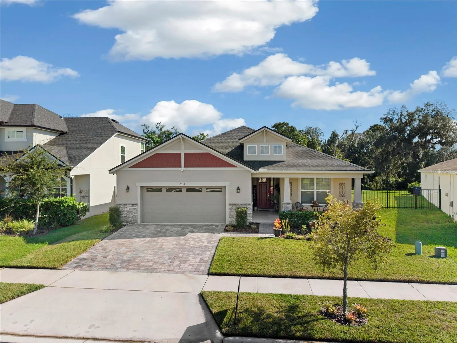 Aerial View Front of Home