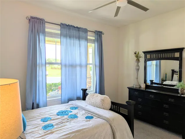 Bedroom and a bathroom