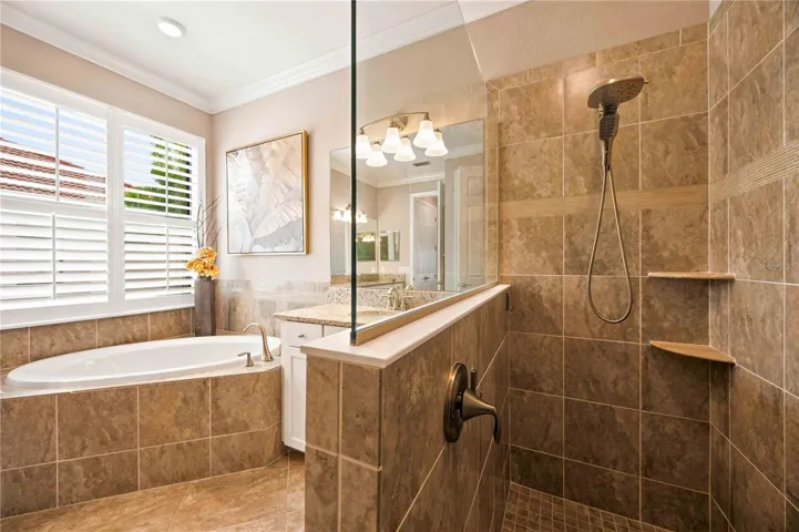 Ensuite Bath, soak tub, shower