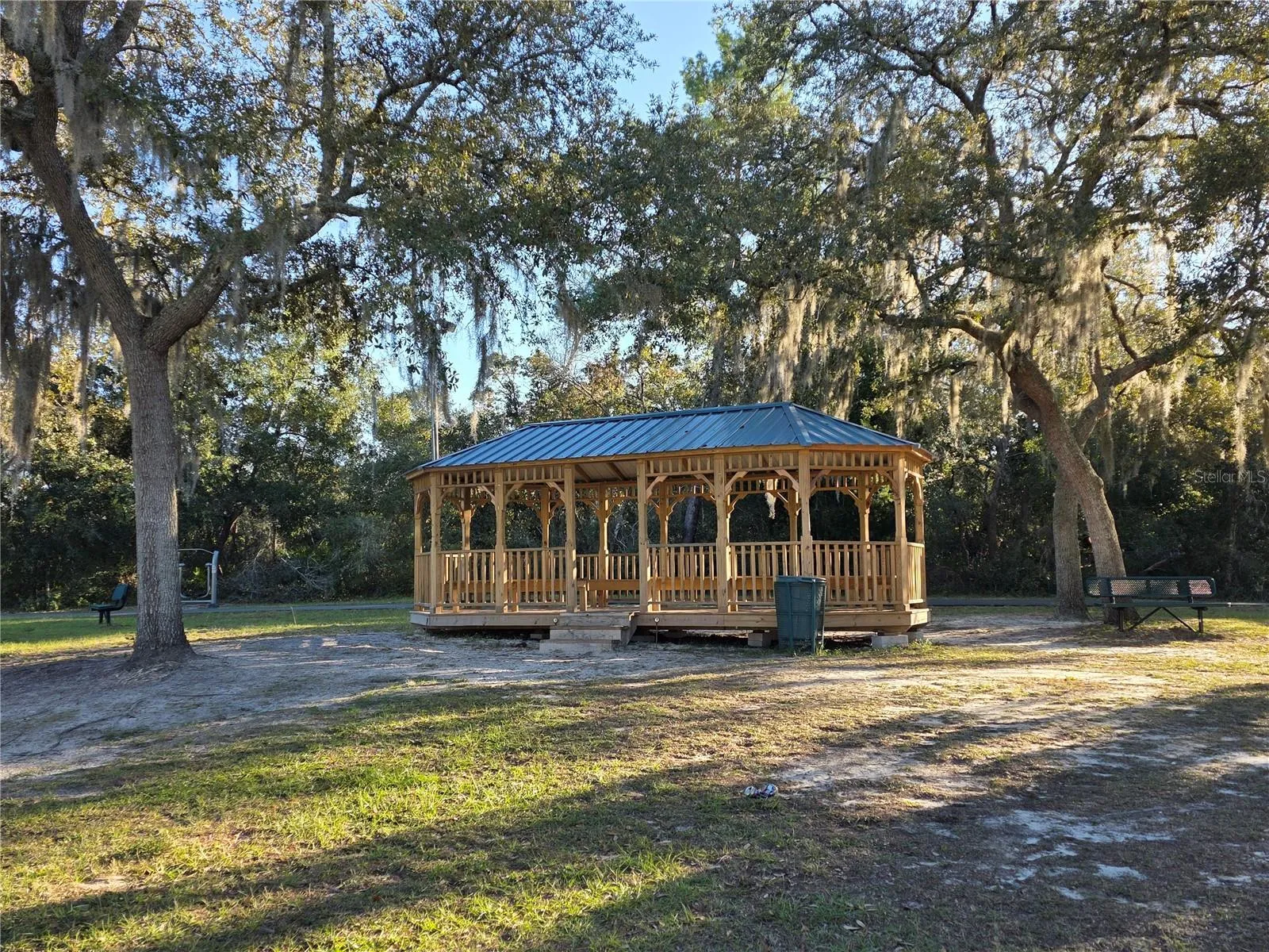 Wooden pavilion