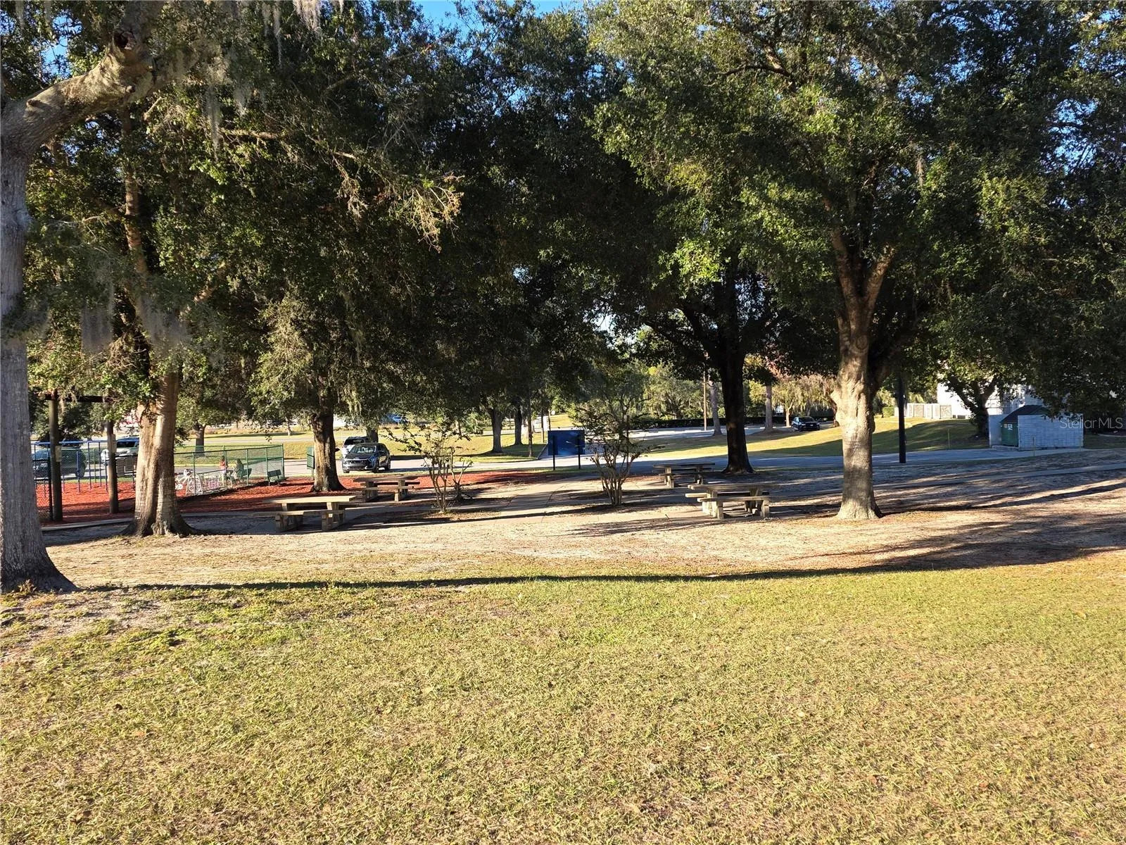 Playground and park area at the community center