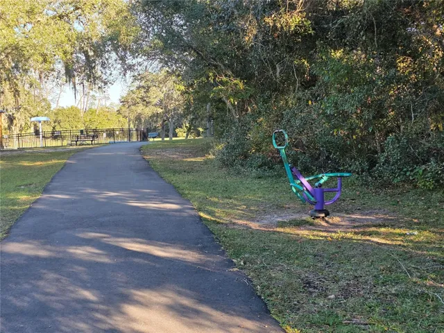 Walking trails are all around the property at the community center