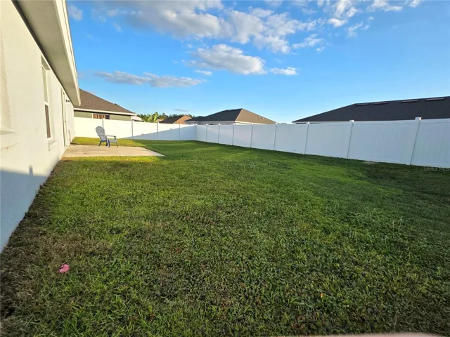 Large Fenced back yard