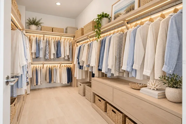 Virtually Staged- Primary Ensuite, Expansive Walk-In Closet