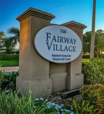 Entrance to the community