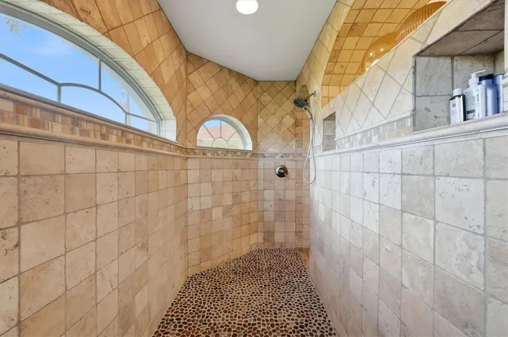 Primary Bath walk thru shower