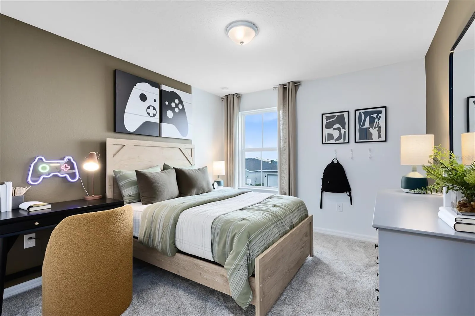 Model Home Design Only. Pictures and furnishings are for illustrative purposes only. Elevations, colors and options may vary. Furniture is for model home staging only.
