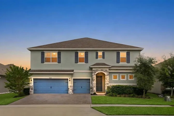 Three car garage