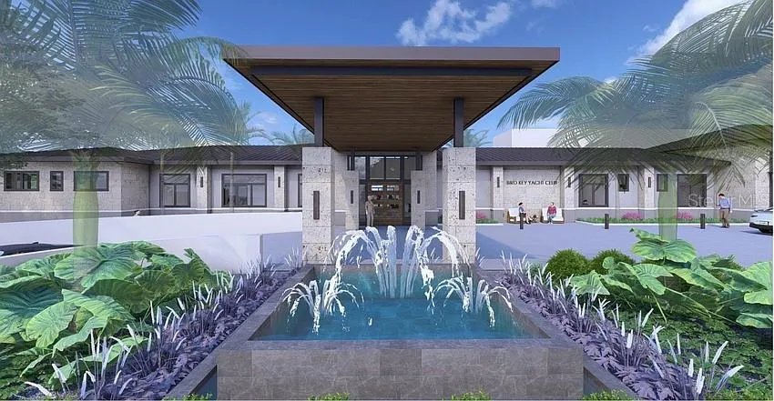 Bird Key Yacht Club exterior rendering