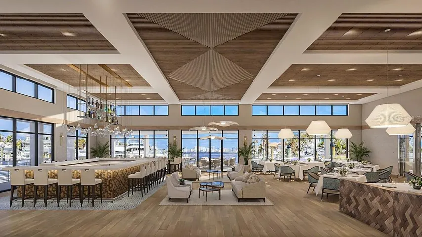 Bird Key Yacht Club interior rendering