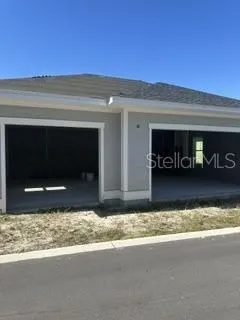 Three-car garage