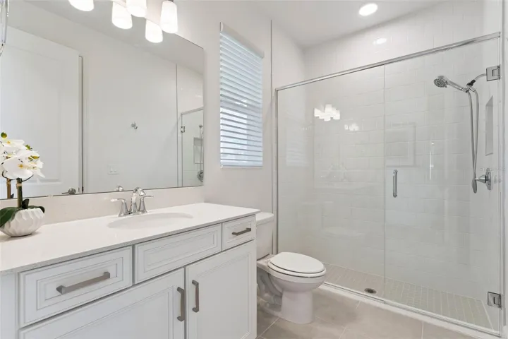 Downstairs Guest bath w patio access