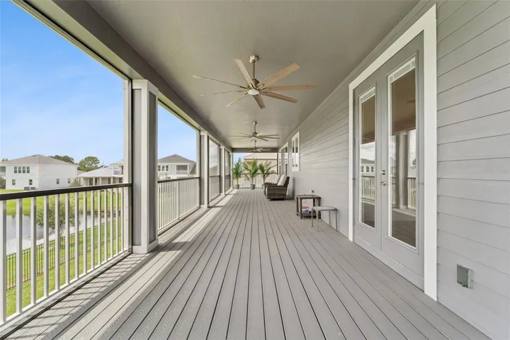 Upstairs Balcony