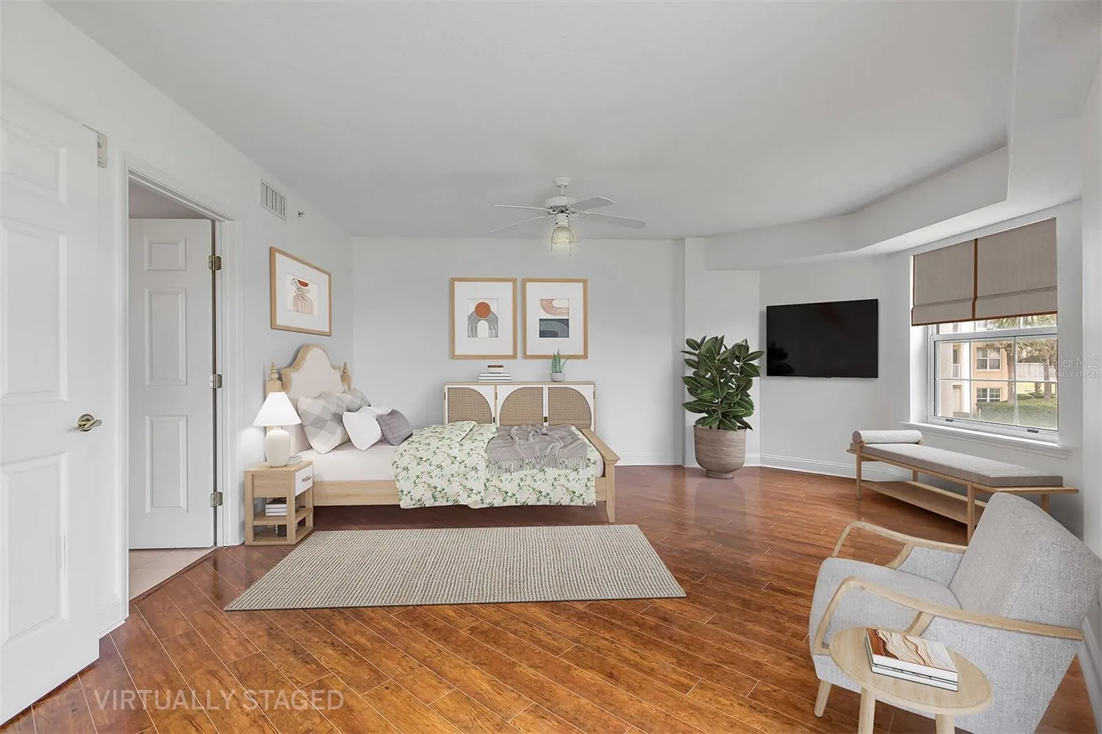 Primary Bedroom *Virtually Staged*