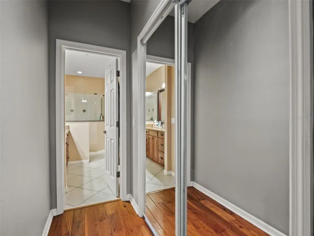 Large walkin closet