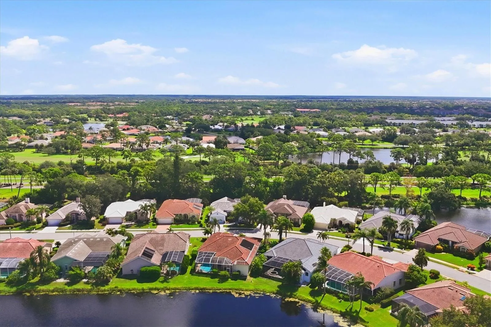 Aerial showing neighborhood