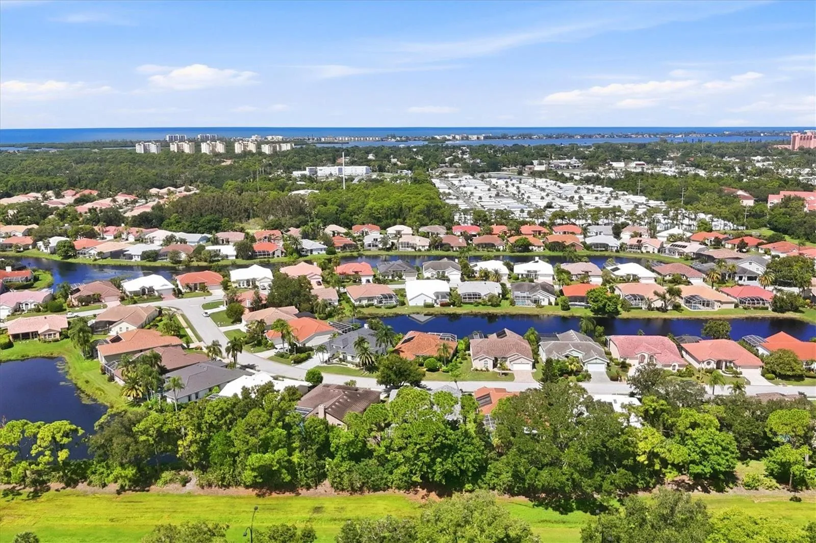 Aerial showing neighborhood