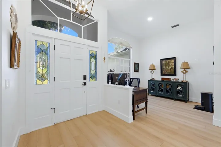 Entry to living room