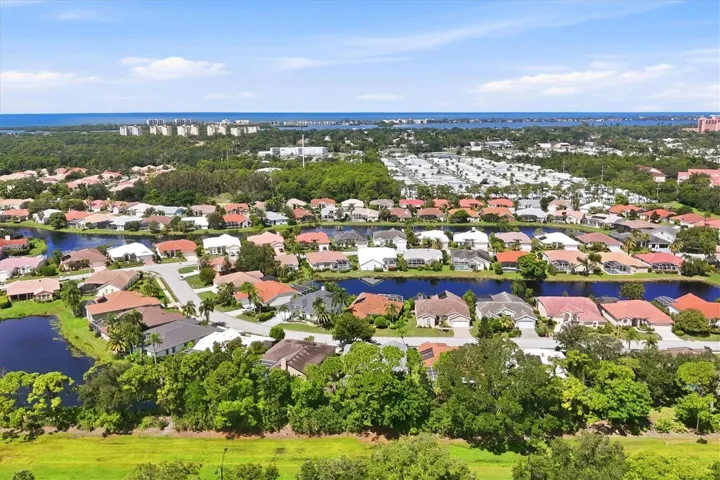 Aerial showing neighborhood