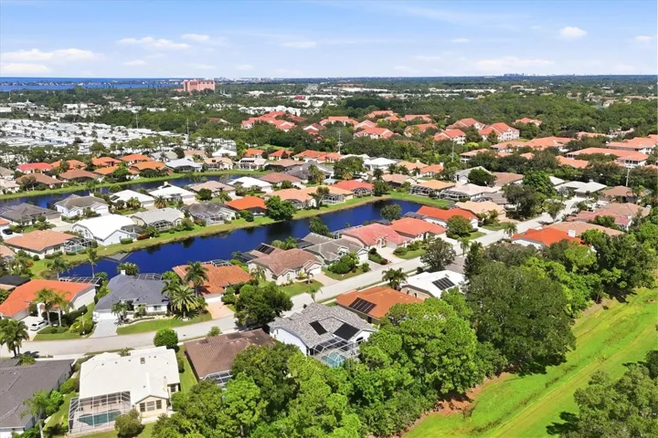 Aerial showing neighborhood